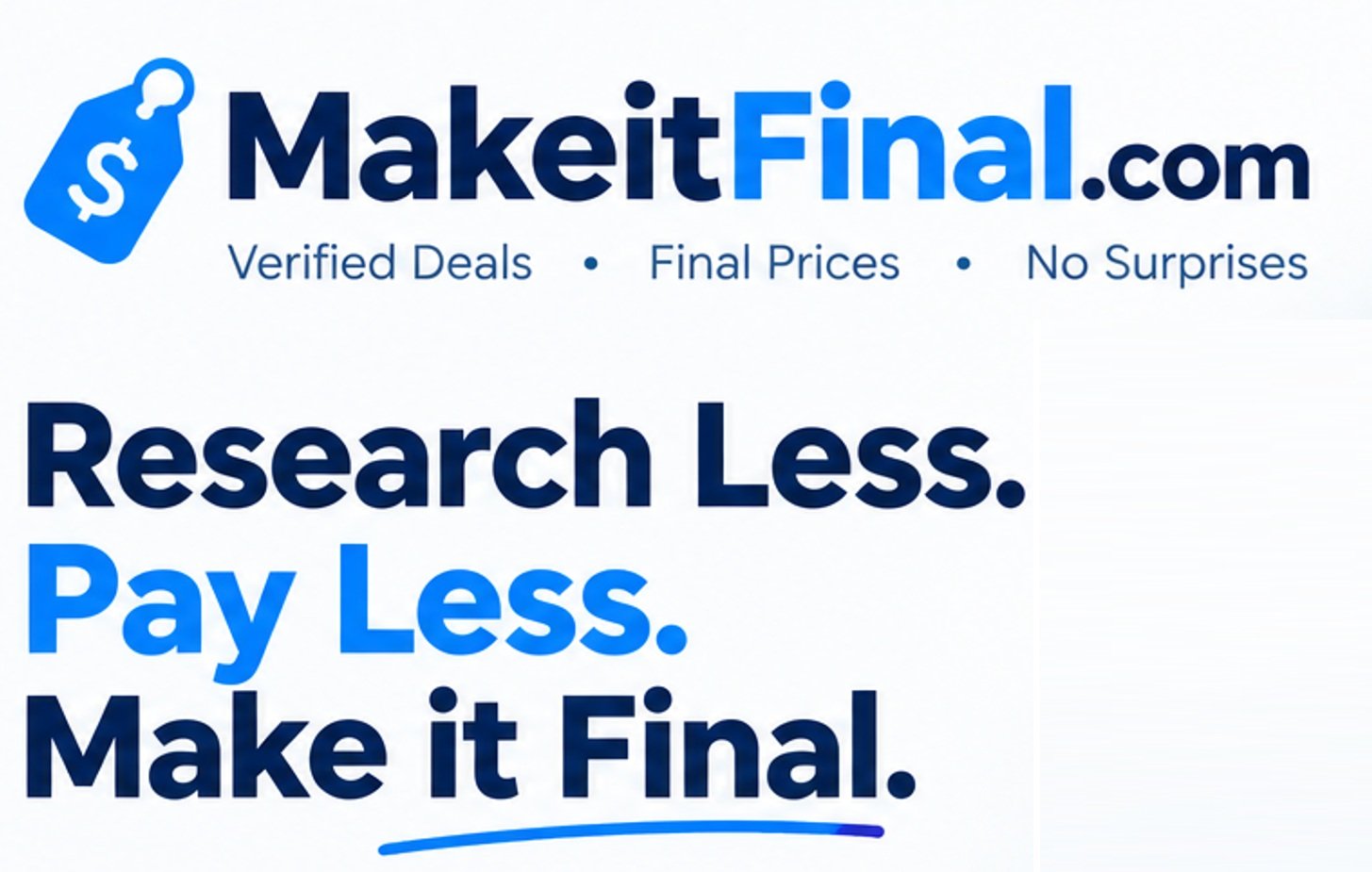Make it final — The Final Price Marketplace